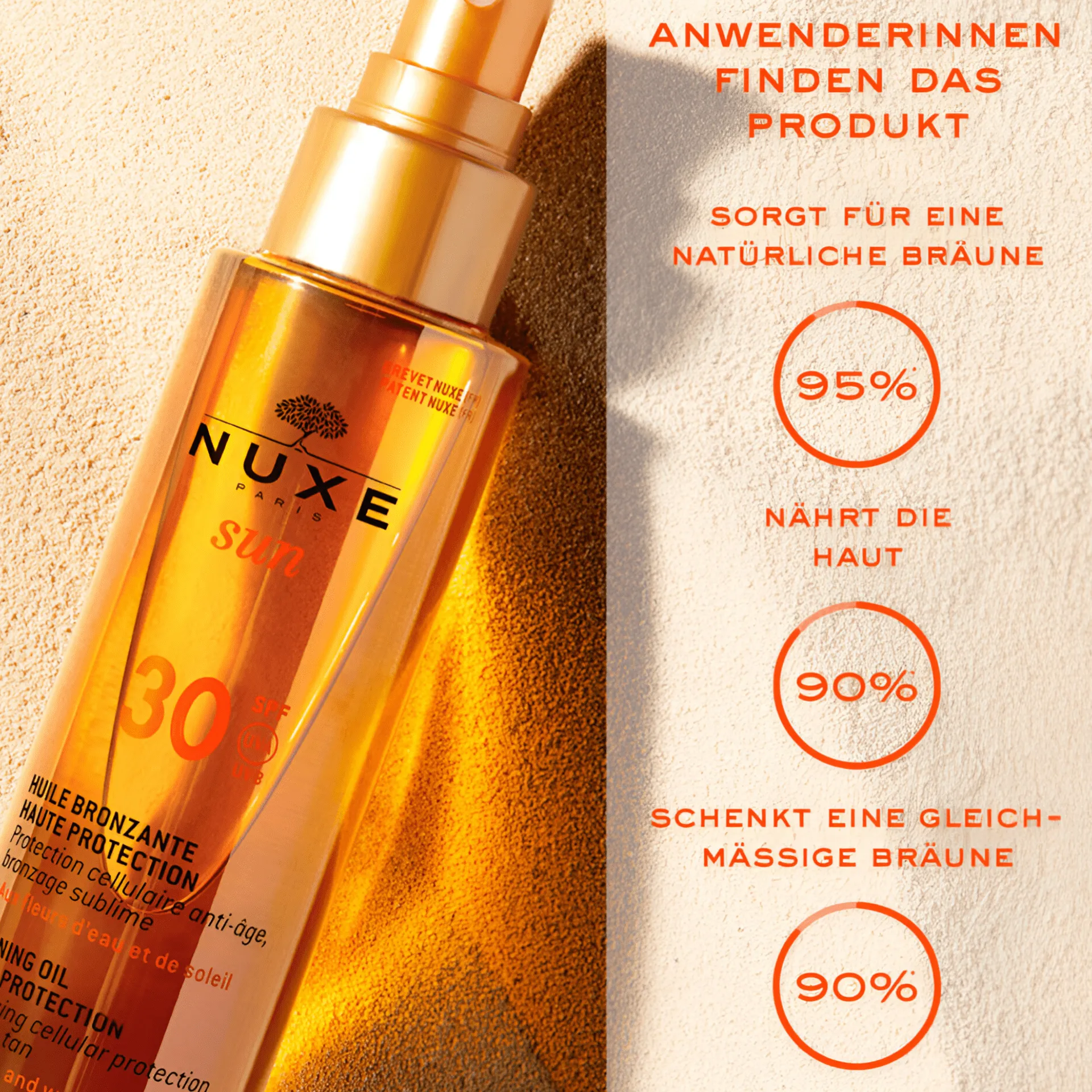 Nuxe Sun Tanning For Women Face & Body Oil