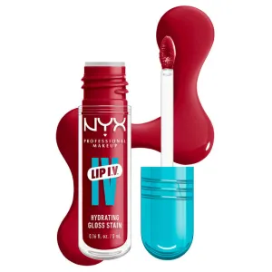 NYX PROFESSIONAL MAKEUP LIP I.V. HYDRATING LIP GLOSS STAIN (11 red.y.set.wet)