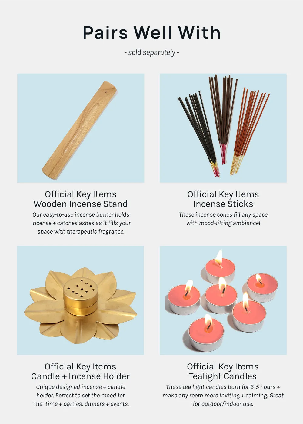 Official Key Items Incense Cones