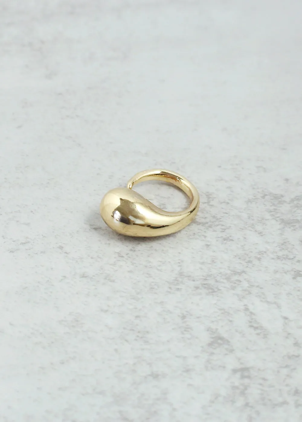 Open Luna Drop Ring