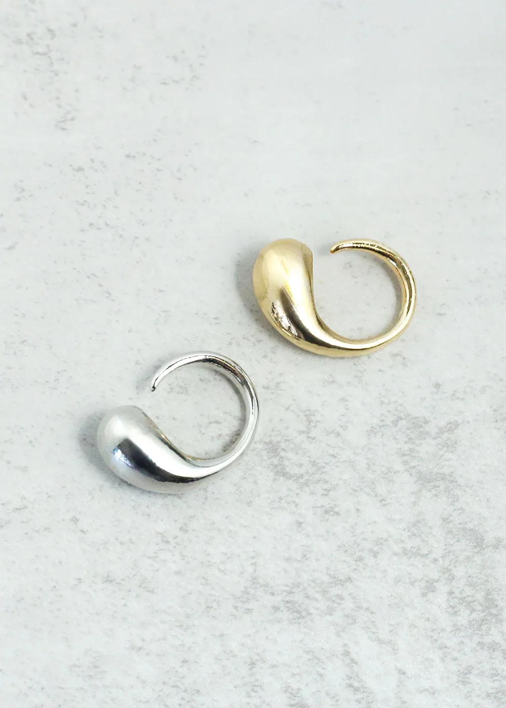 Open Luna Drop Ring