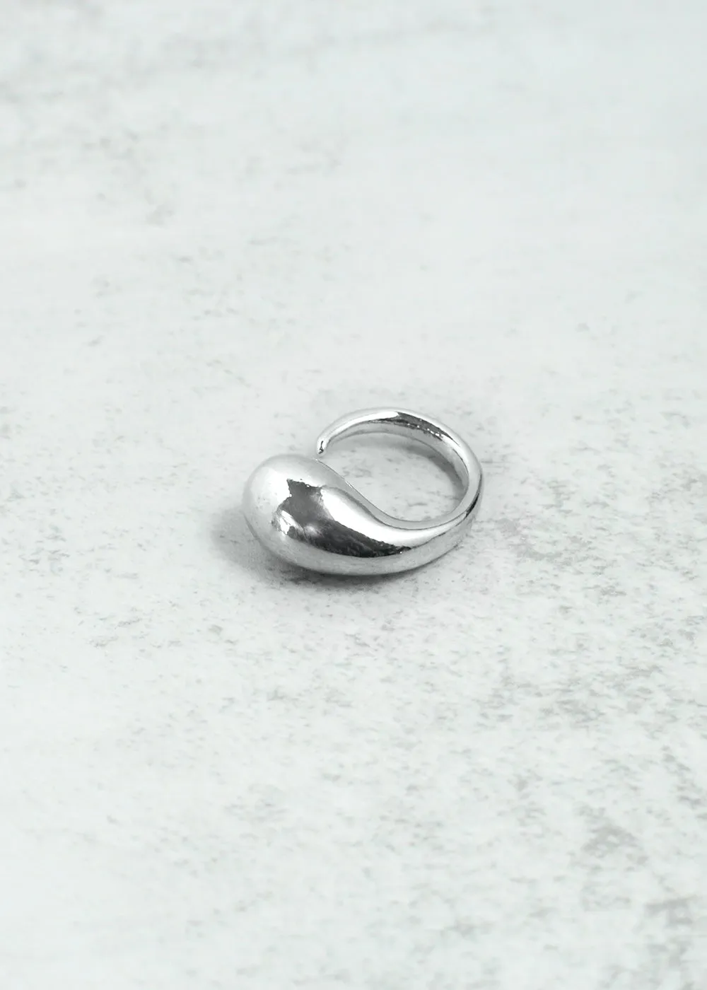 Open Luna Drop Ring