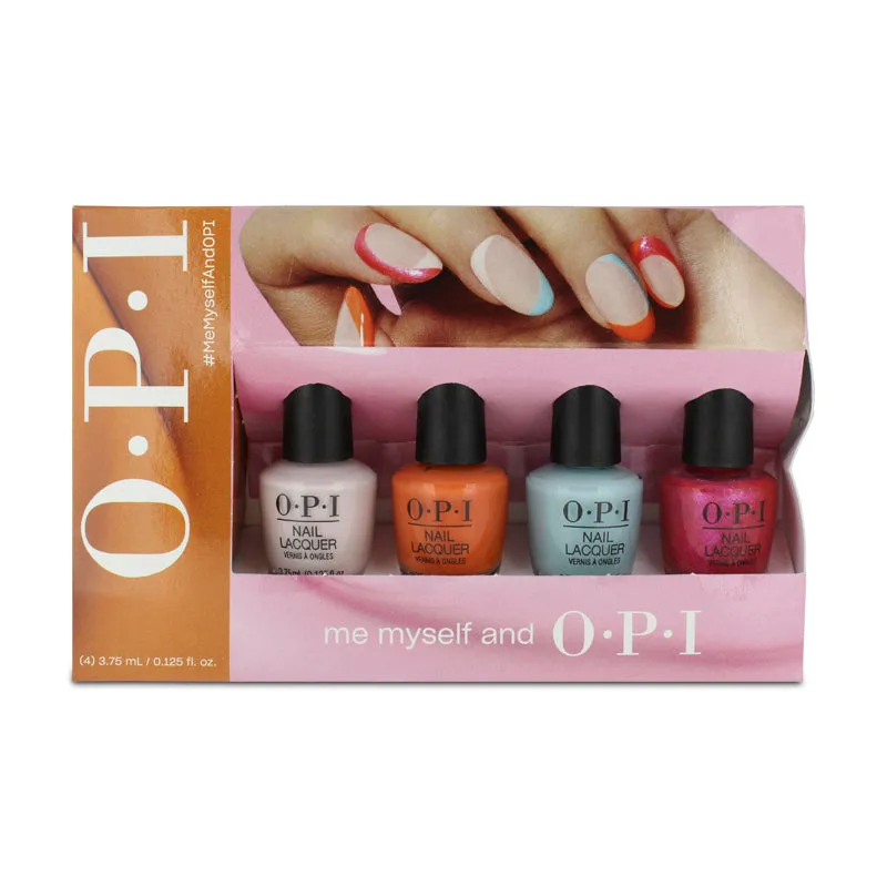OPI Me Myself and OPI 4-Piece Nail Polish Set (3.75ml Each)