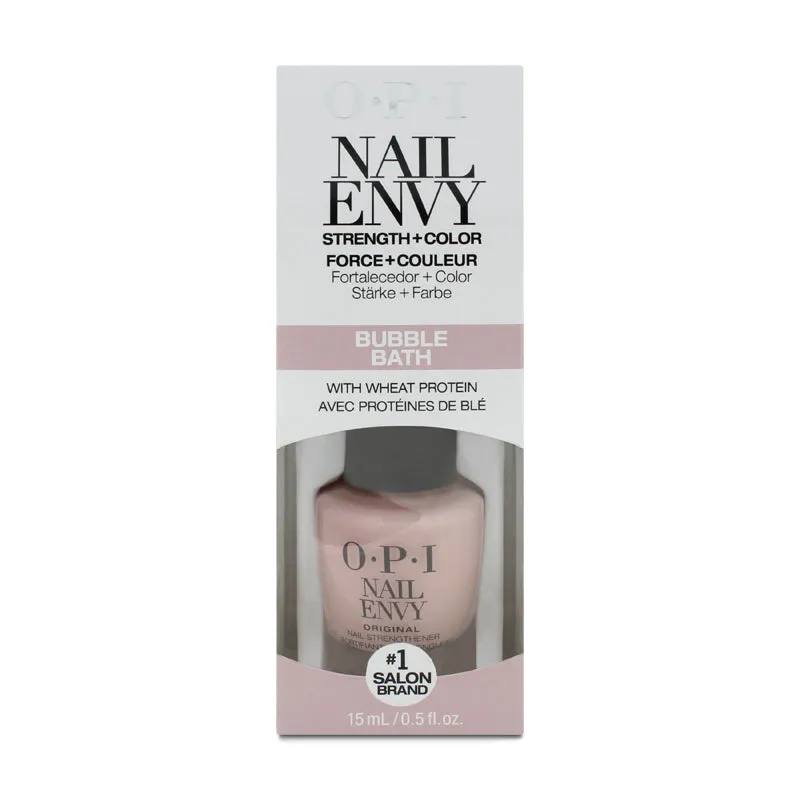 OPI Nail Envy Strength & Colour Nail Polish Bubble Bath 15ml