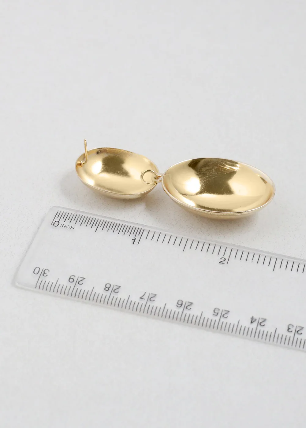 Oval Drop Earrings