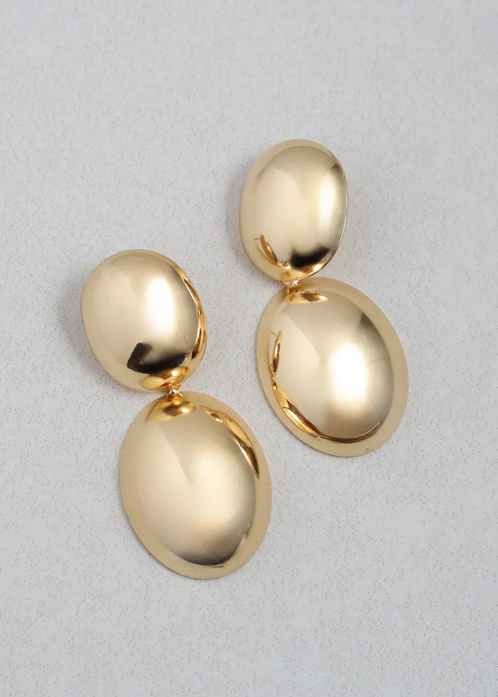 Oval Drop Earrings