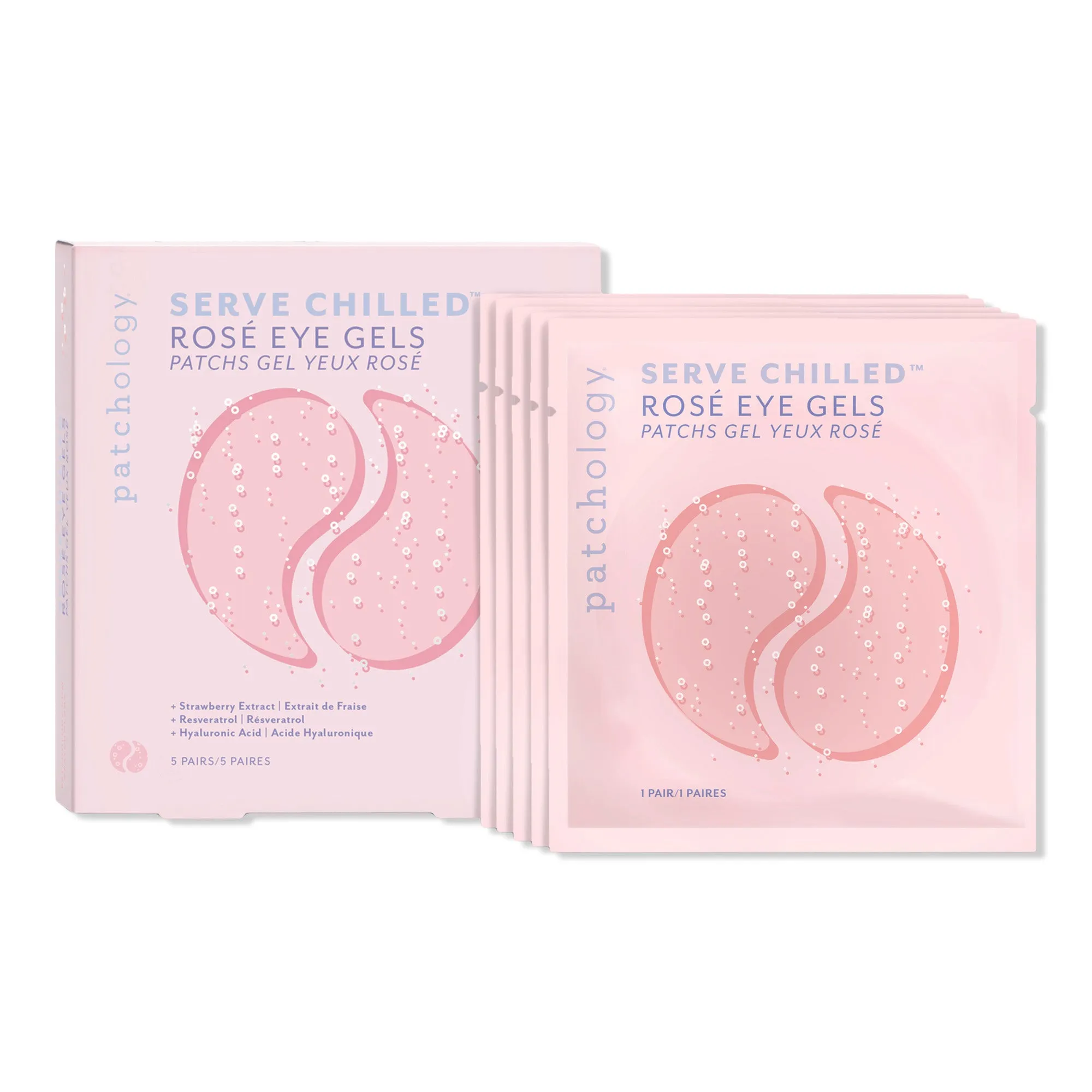 Patchology 5-Pack Serve Chilled Rose All Day Eye Gels
