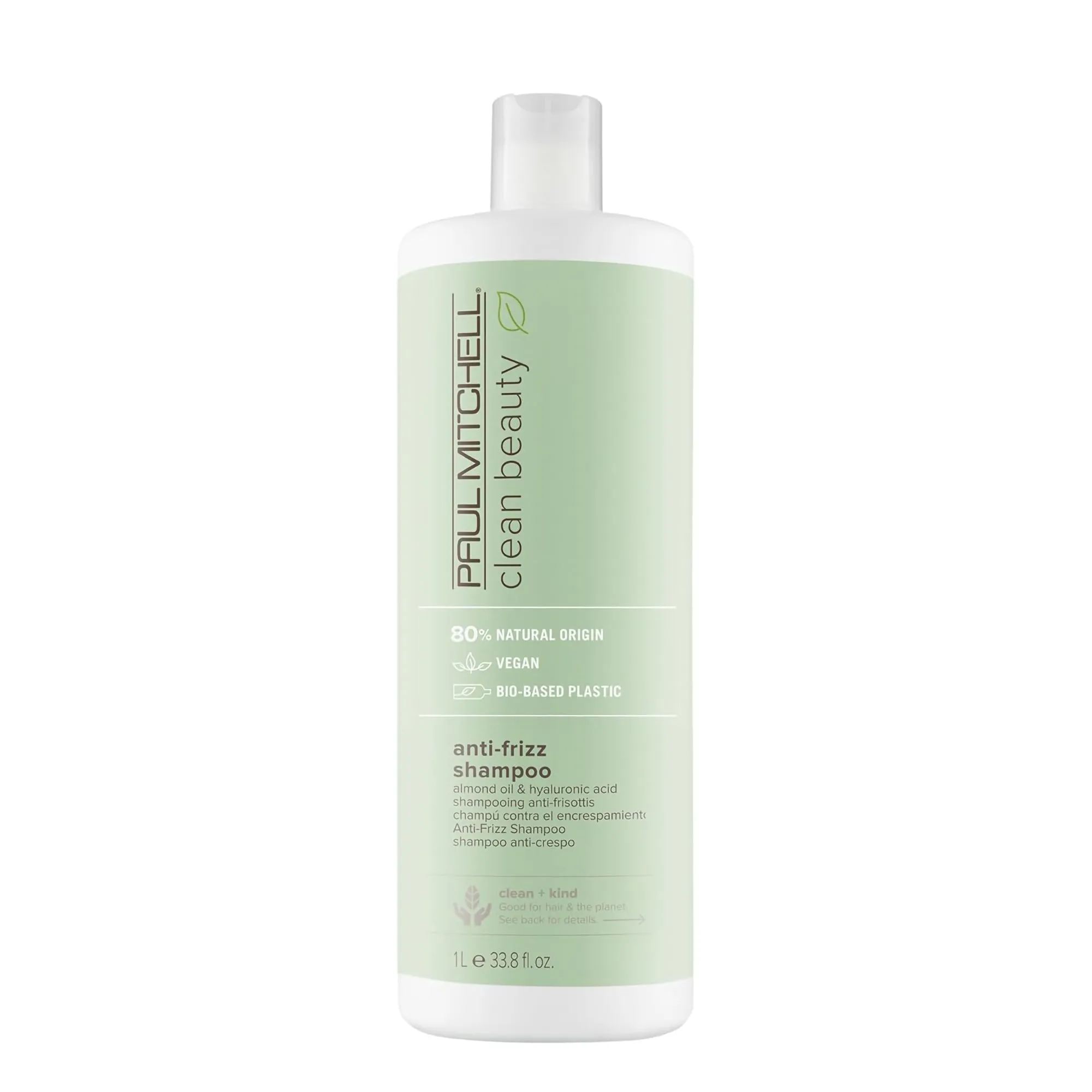 Paul Mitchell Clean Beauty Anti-Frizz Shampoo and Conditioner Liter Duo
