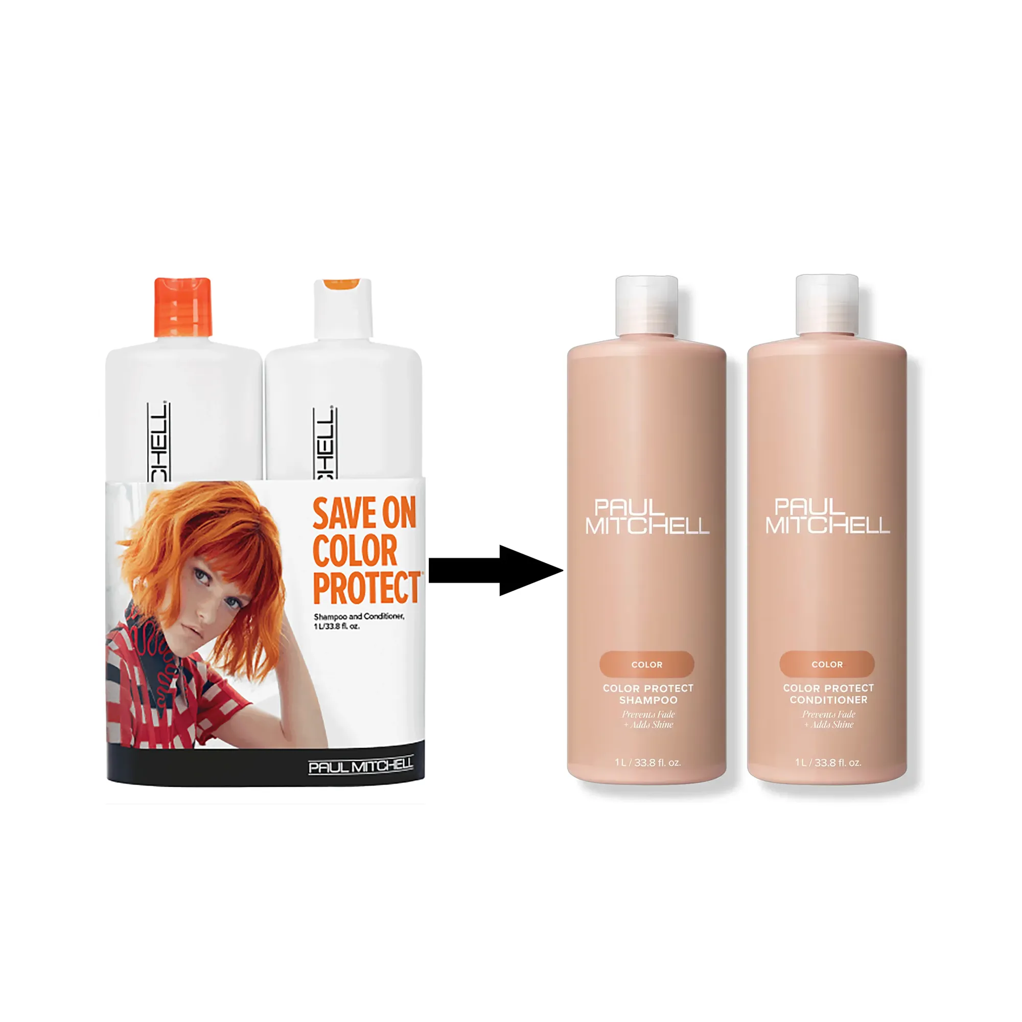 Paul Mitchell Color Protect Shampoo and Conditioner Duo Liter ($59 Value)