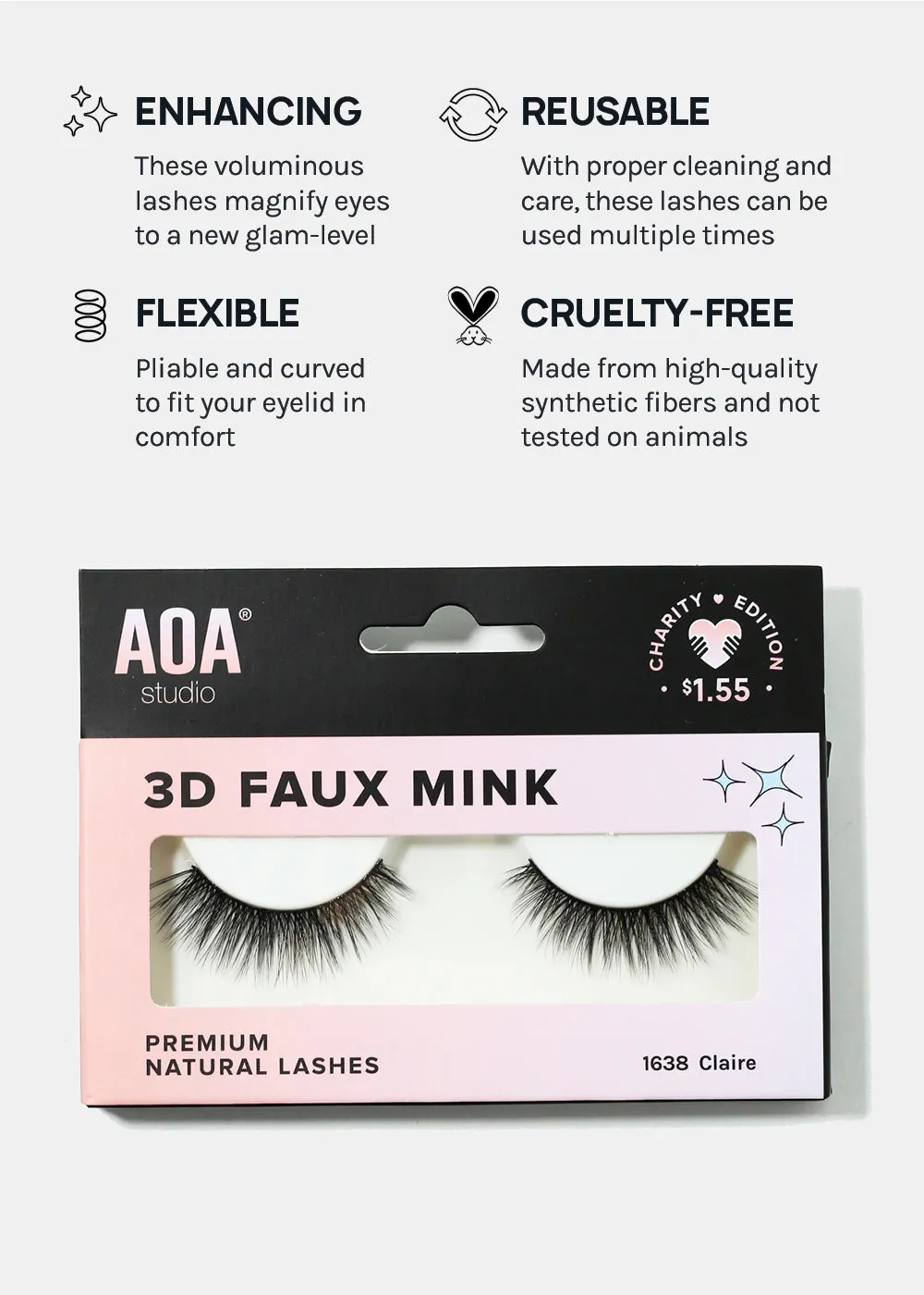 Paw Paw: 3D Faux Mink Lashes - Claire