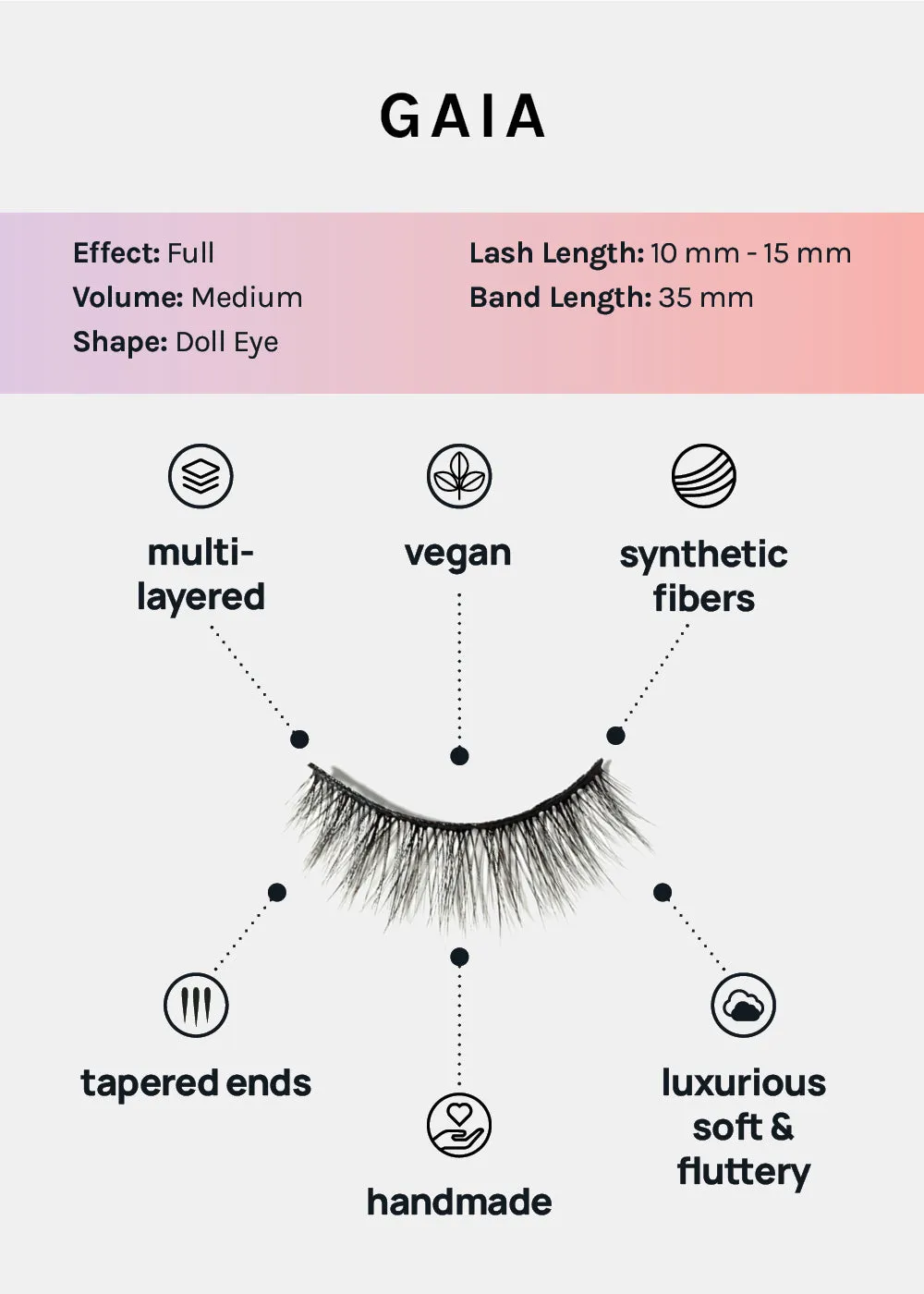 Paw Paw: 3D Faux Mink Lashes - Gaia