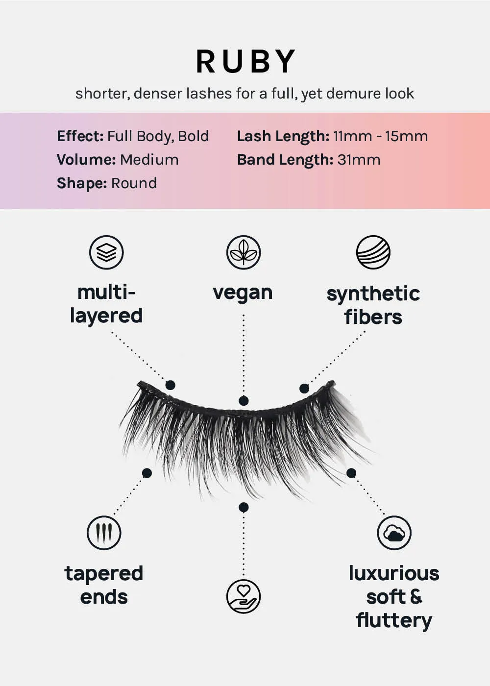 Paw Paw: 3D Faux Mink Lashes - Ruby