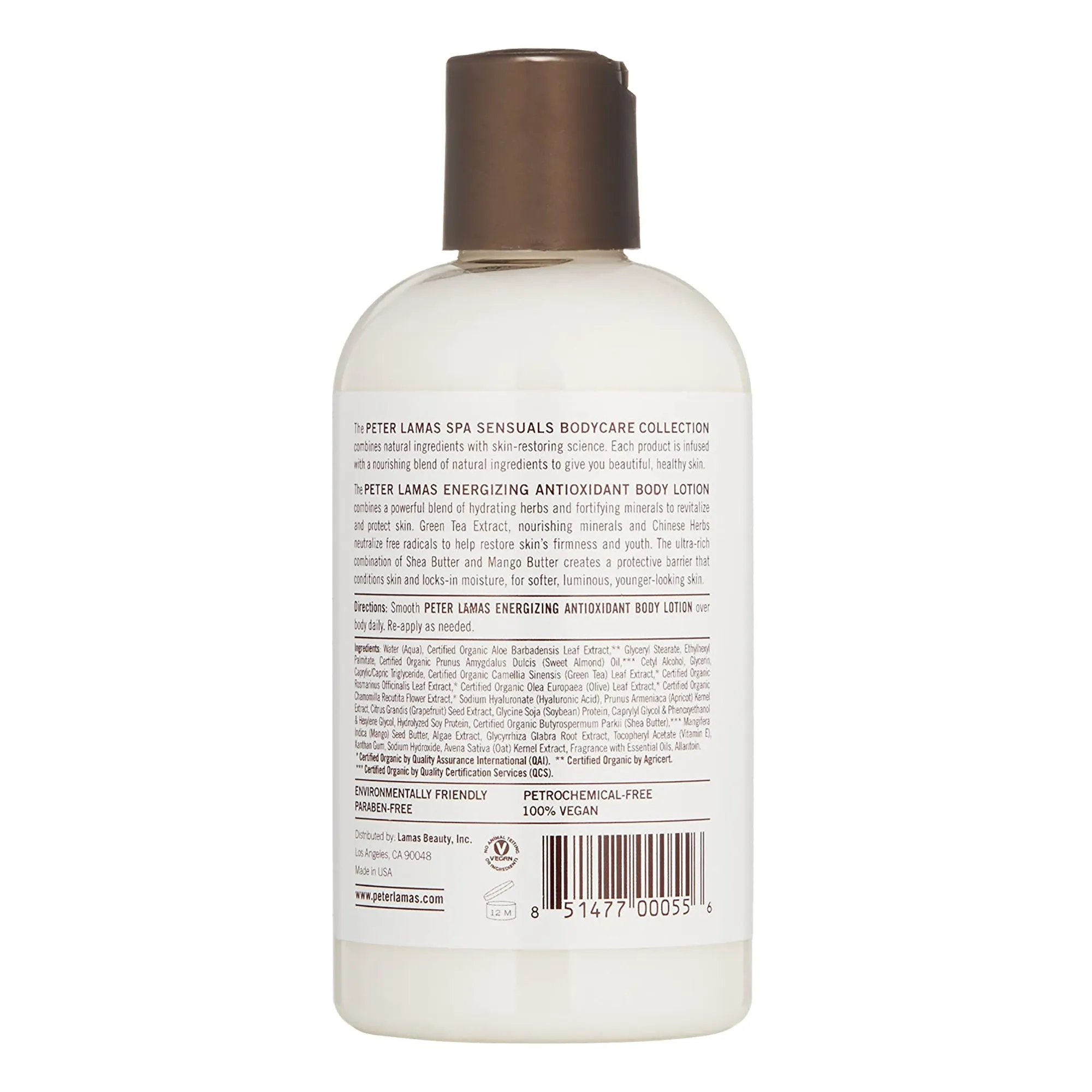 Peter Lamas Spa Sensuals Energizing Antioxidant Body Lotion