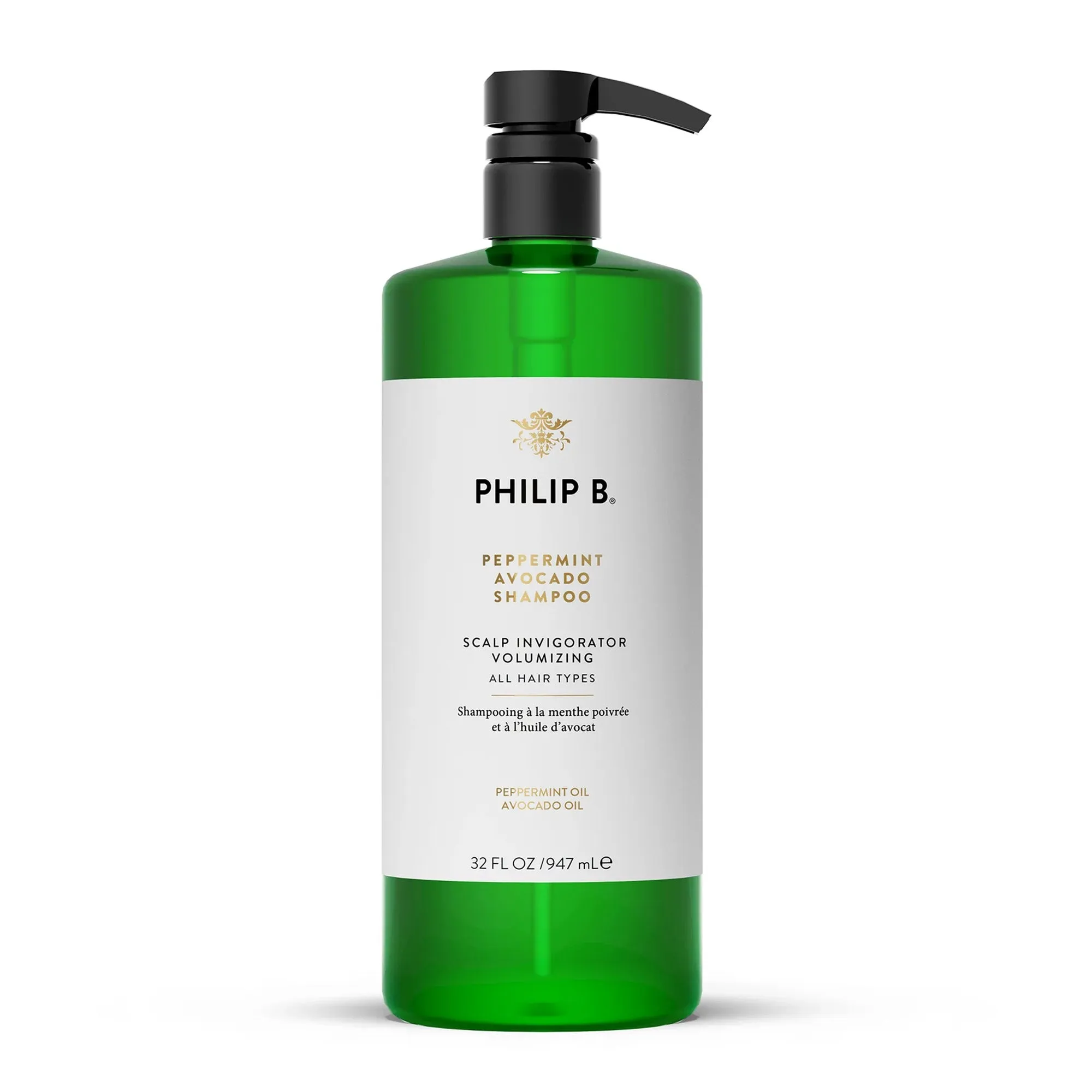 Philip B Peppermint and Avocado Volumizing & Clarifying Shampoo