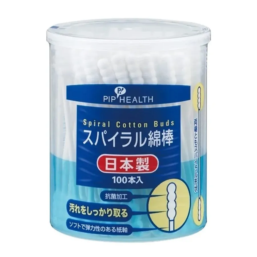 PIP PIP Spiral Cotton Swab 100 pcs  (100pcs)