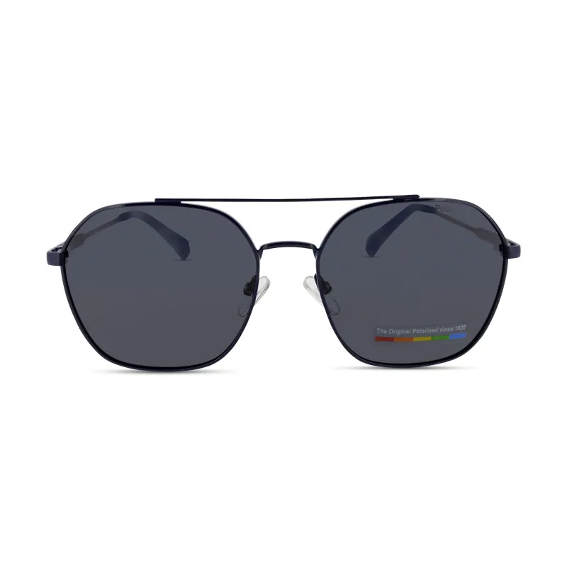 Polaroid Geometric Blue Men's Sunglasses PLD6172 (No Case)