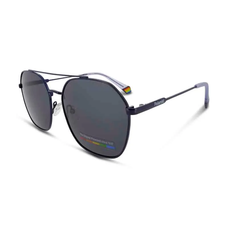 Polaroid Geometric Blue Men's Sunglasses PLD6172 (No Case)