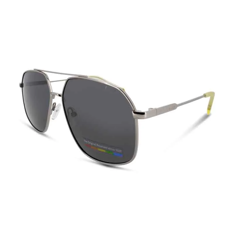 Polaroid Ruthenium Hexagonal Sunglasses PLD 6173 6LBM9 (No Case)