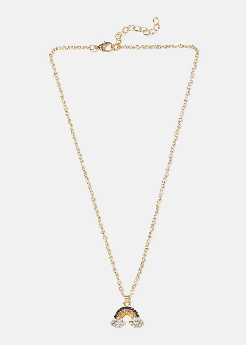 Rainbow Pendant Necklace