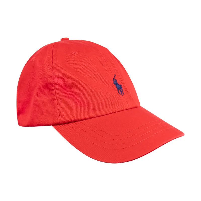 Ralph Lauren Polo Cotton Chino Cap - Red
