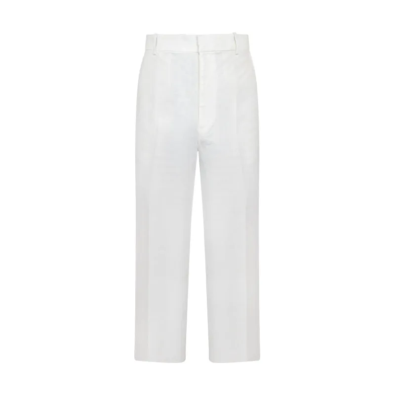 Ralph Lauren Polo Linen Trousers White Women's