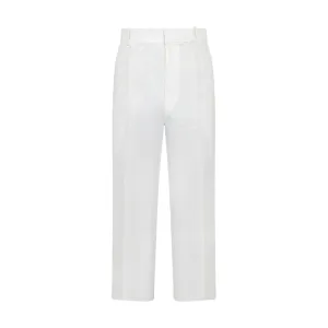 Ralph Lauren Polo Linen Trousers White Women's