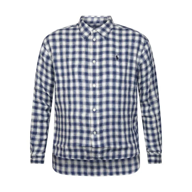 Ralph Lauren Polo Oversize Striped Linen Shirt Women's