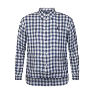 Ralph Lauren Polo Oversize Striped Linen Shirt Women's