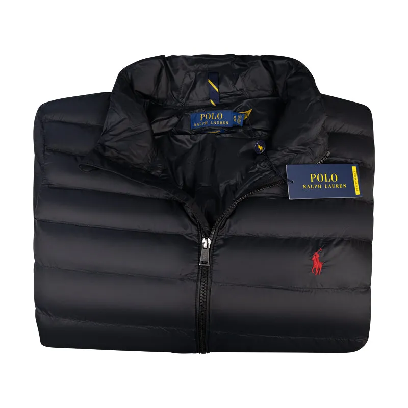 Ralph Lauren Polo Quilted Padded Jacket Coat Black Men's