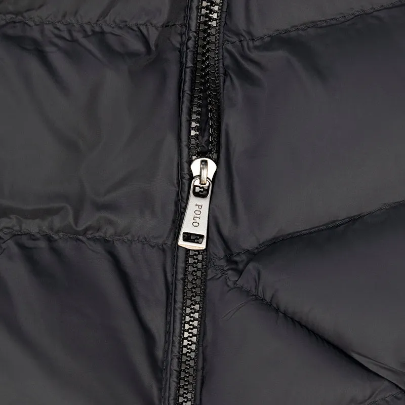Ralph Lauren Polo Quilted Padded Jacket Coat Black Men's