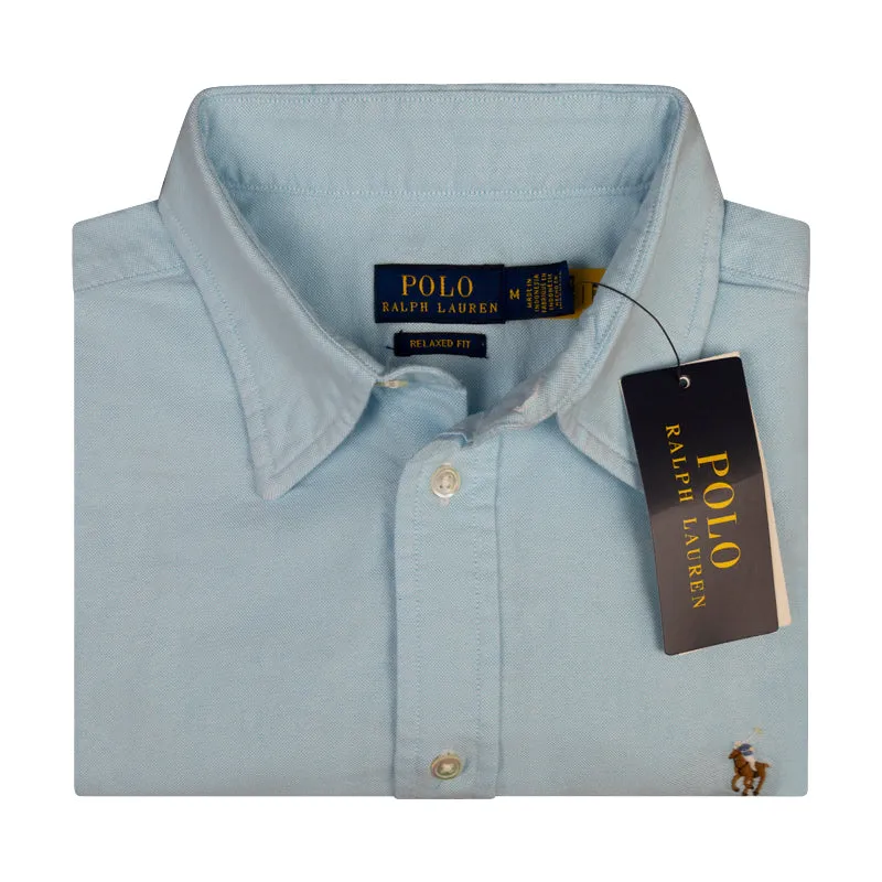 Ralph Lauren Polo Relaxed Fit Shirt Acadia Blue Women's