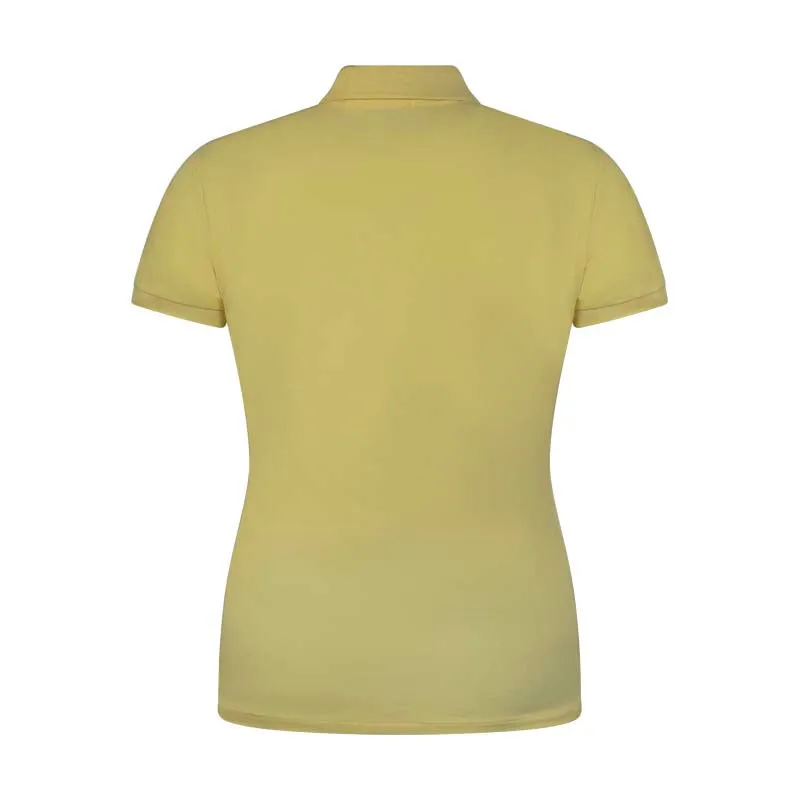 Ralph Lauren Polo Slim Fit Stretch Shirt Yellow Women's