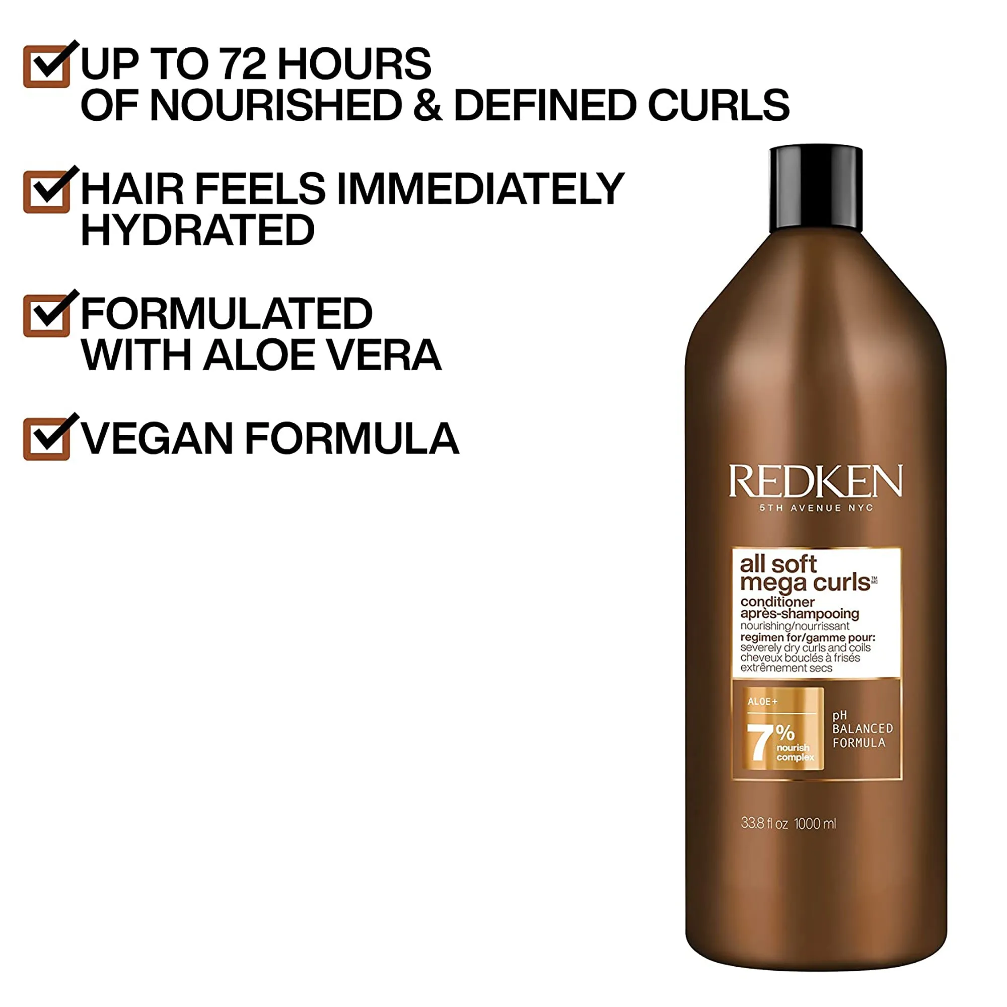 Redken All Soft Mega Curls Conditioner - 33oz