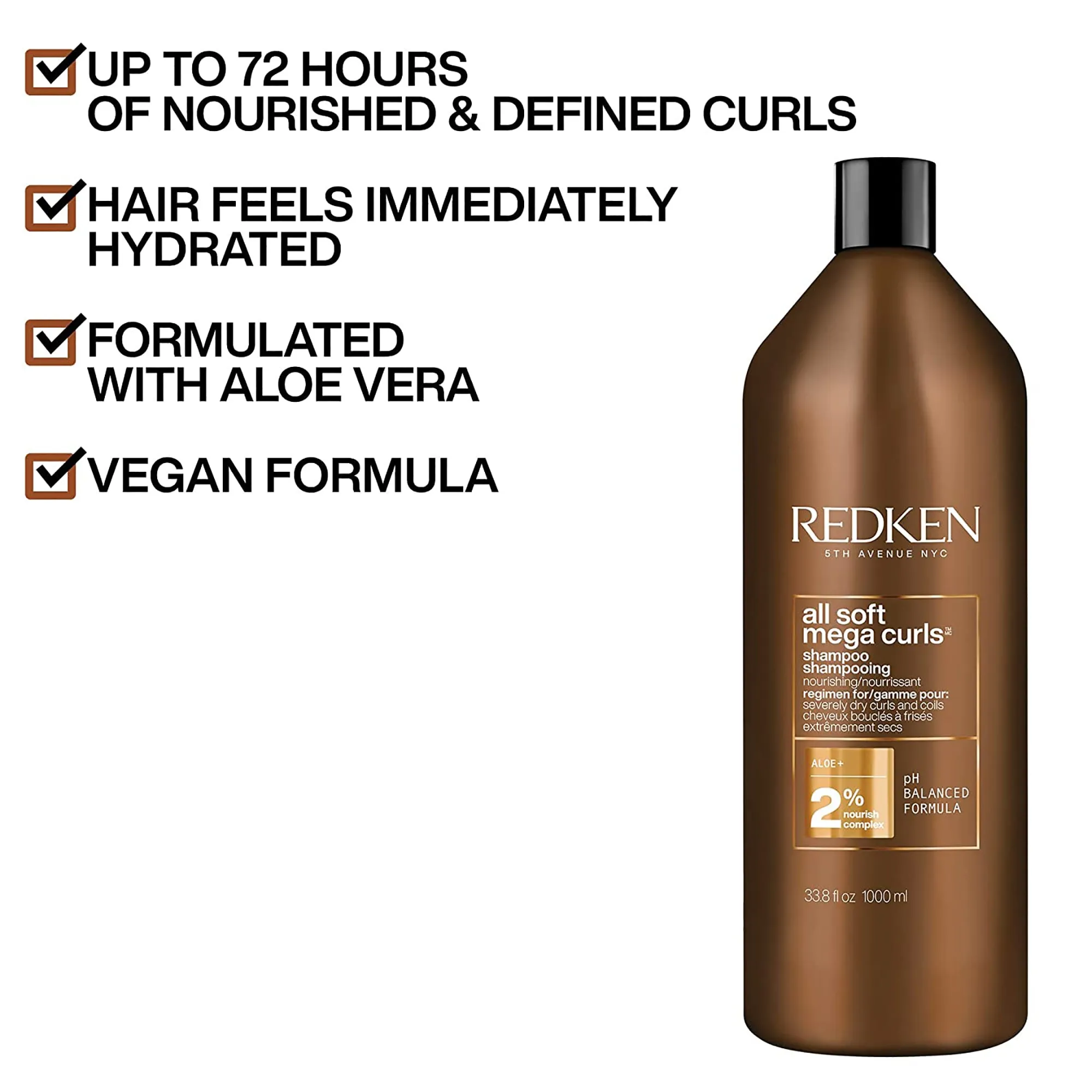 Redken All Soft Mega Curls Shampoo and Conditioner Duo - 33oz  ($104 Value)
