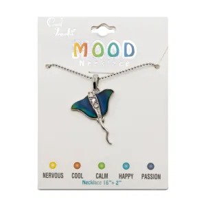 Rhinestone Stingray Mood Necklace By Cool Jewels - Job Lot (23 Necklace)