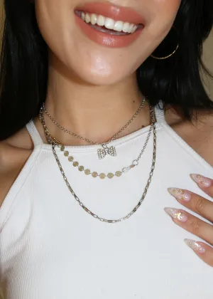 Rhinestone Studded Bow Necklace