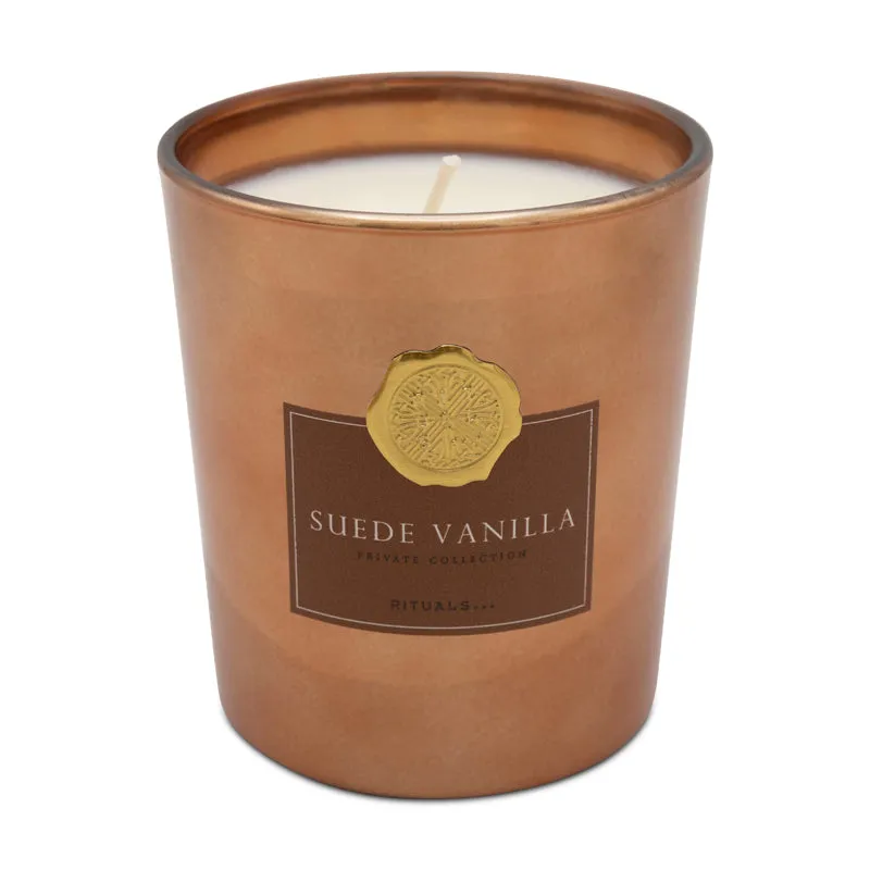 Rituals Suede Vanilla Scented Candle 360g Private Collection (Blemished Box)