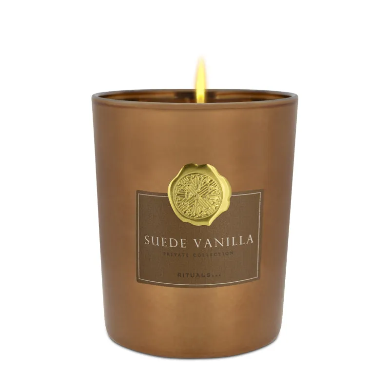 Rituals Suede Vanilla Scented Candle 360g Private Collection