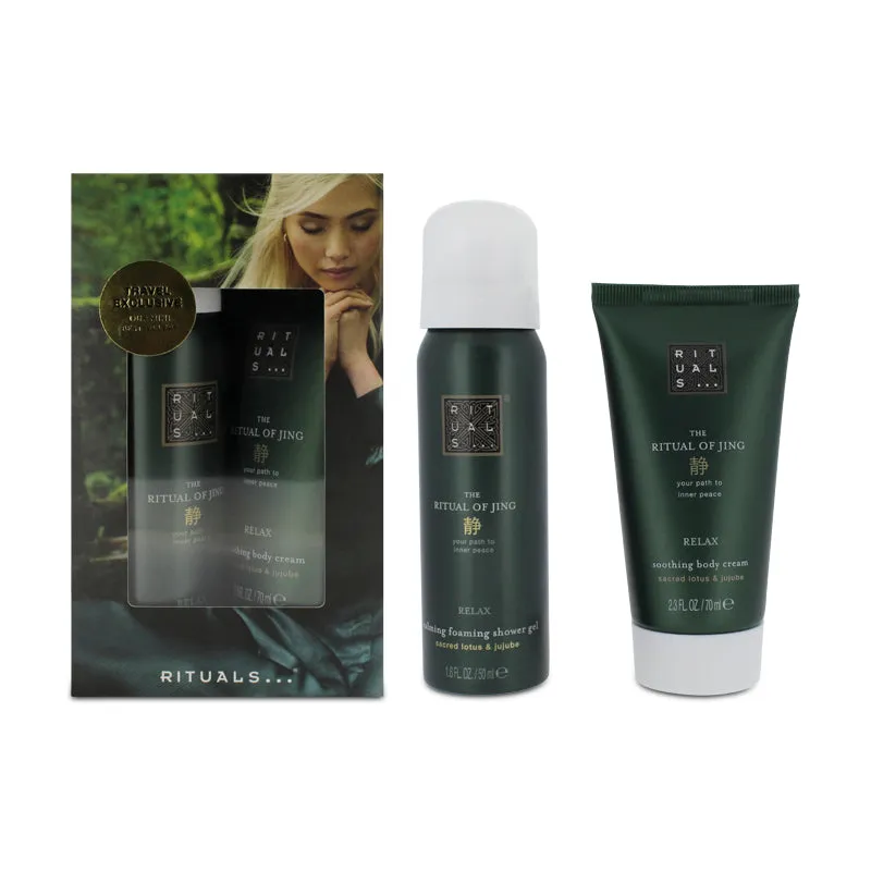 Rituals The Ritual Of Jing Shower Gel 50ml Body Cream 70ml Set