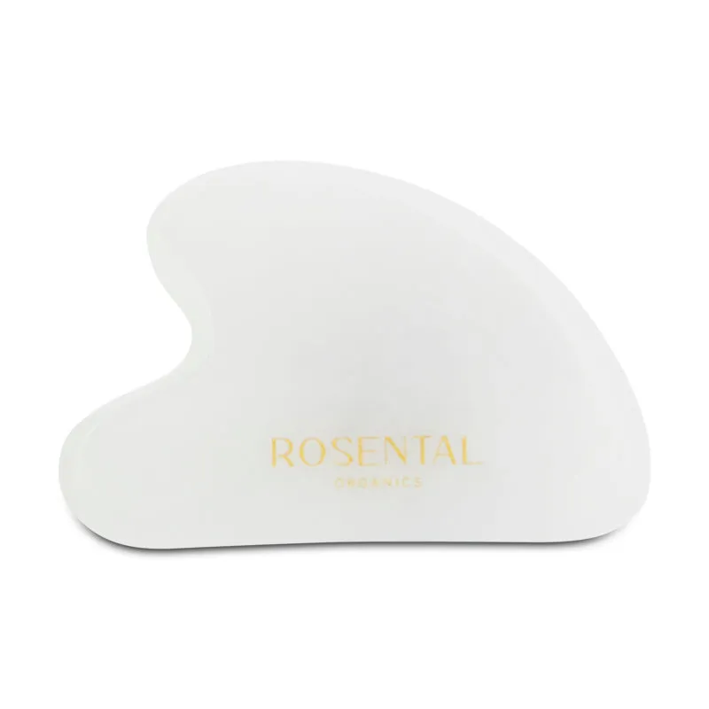 Rosental Organics Mini White Jade Gua Sha Natural Lifting Tool (Blemished Box)