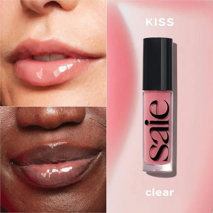 Saie Glossybounce High-Hydrating Lip Gloss Oil (Kiss)