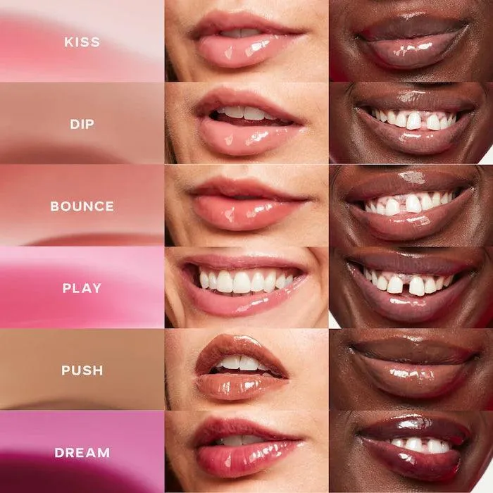 Saie Glossybounce High-Hydrating Lip Gloss Oil (Kiss)