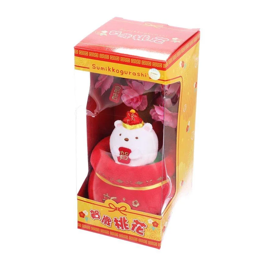 SANRIO 22 SG CNY Peach Blossom Tree Deco-SHIROK