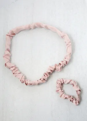 Satin Hairband & Scrunchie