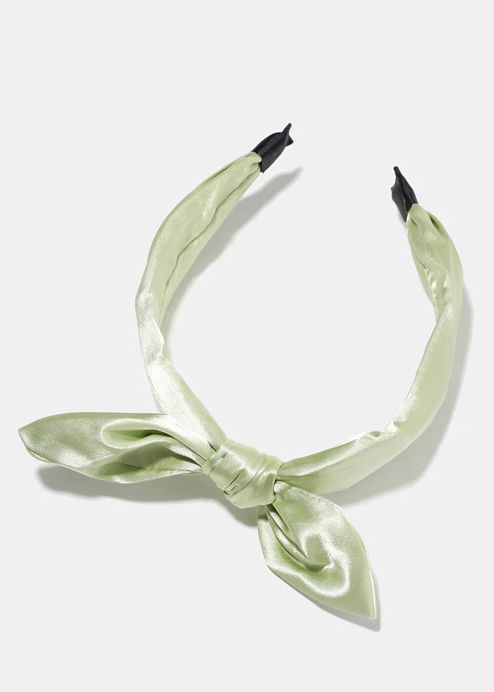Satin Headband with Bow