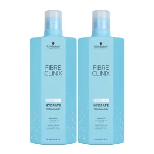 Schwarzkopf Professional Fibre Clinix Hydrate Shampoo and Conditioner - 33oz