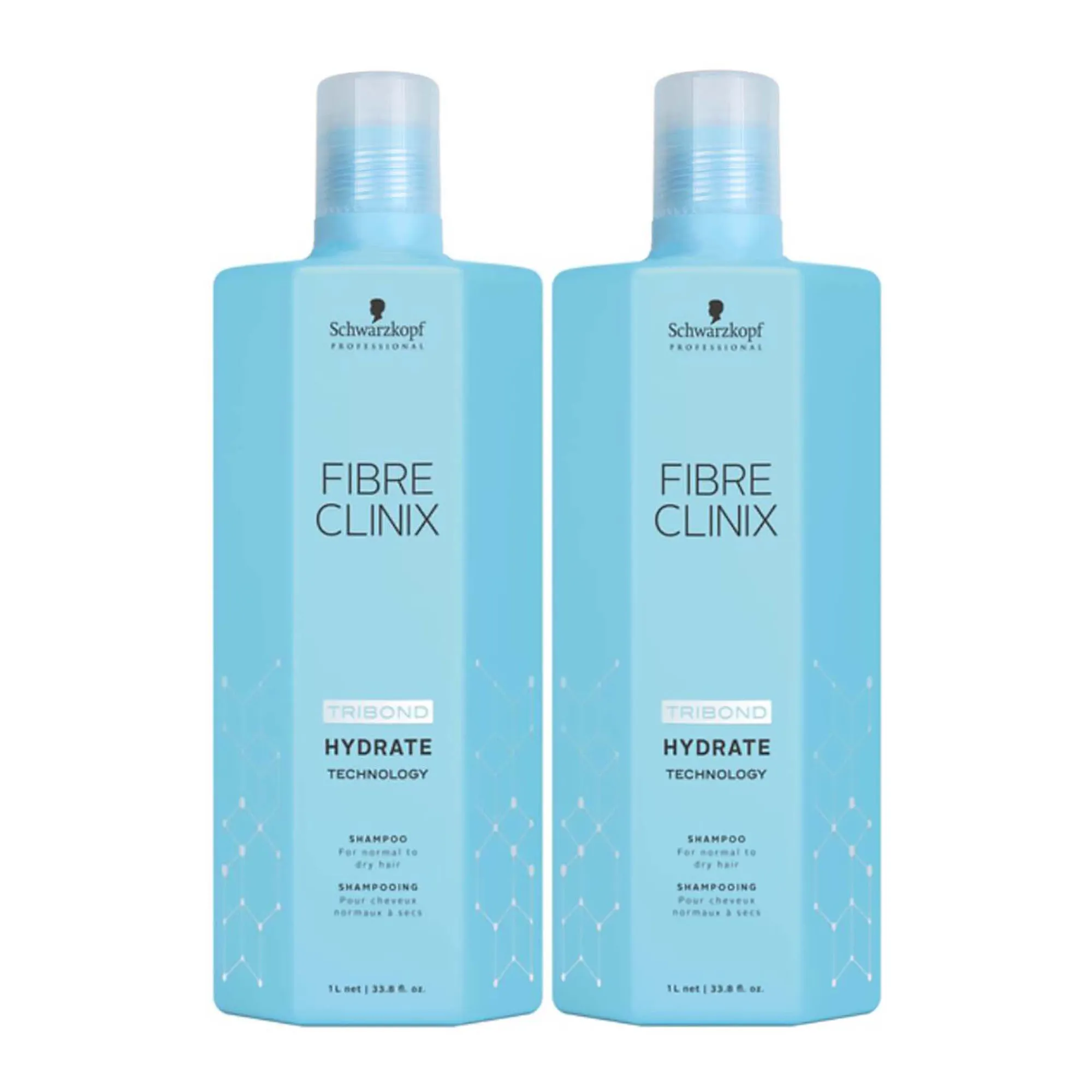 Schwarzkopf Professional Fibre Clinix Hydrate Shampoo and Conditioner - 33oz