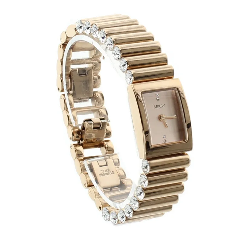 Sekonda Seksy Watch Ladies Swarovski Rose Gold (Blemished Box)