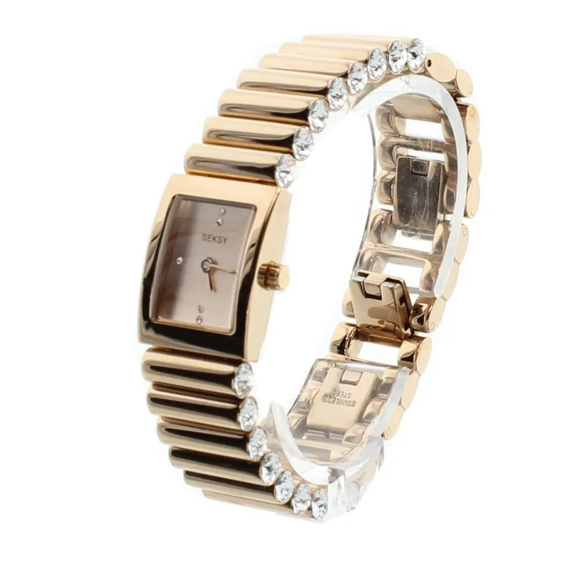 Sekonda Seksy Watch Ladies Swarovski Rose Gold (Blemished Box)
