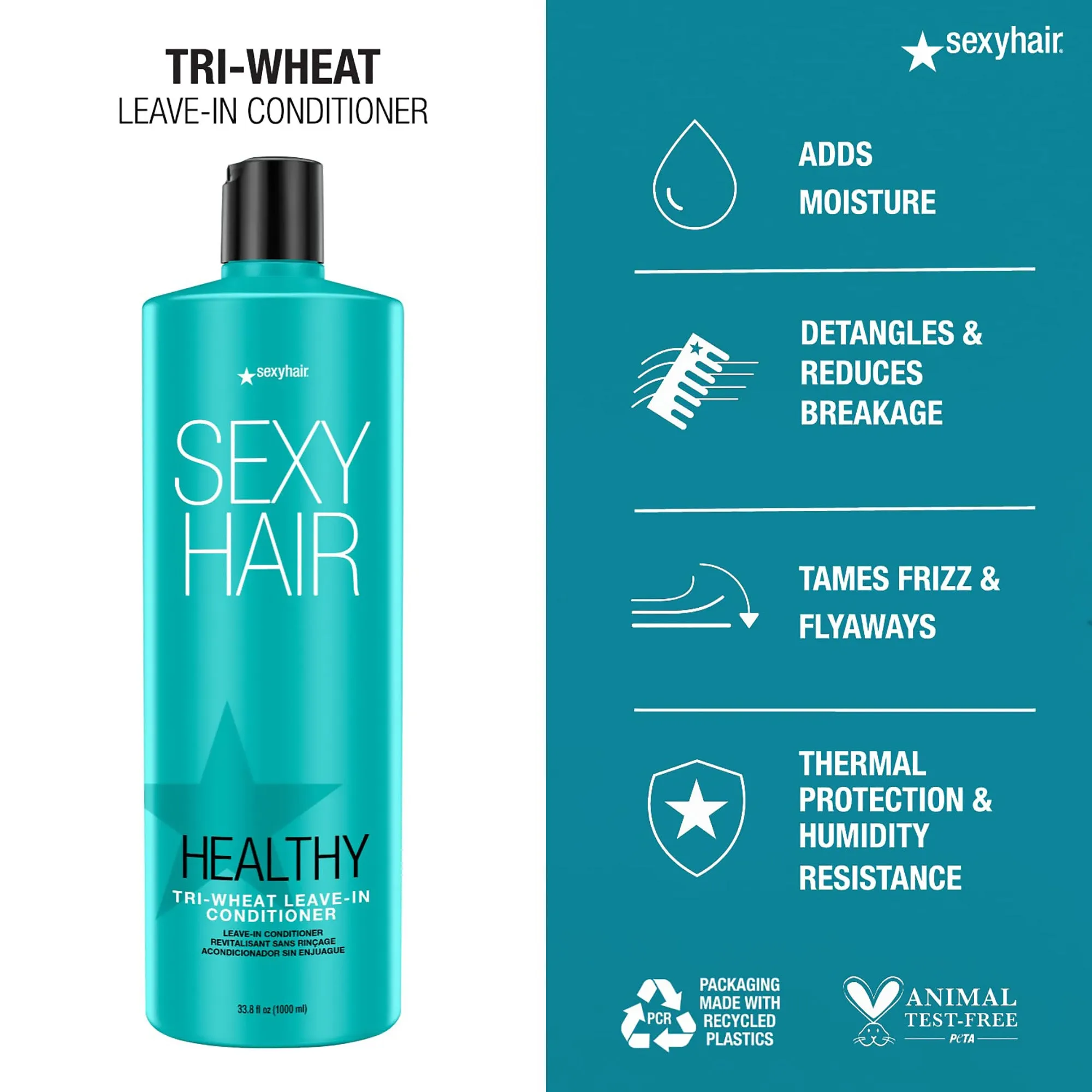 Sexy Hair Healthy SexyHair Tri-Wheat Leave In Conditioner